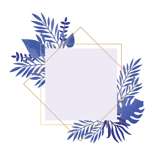 Trendy Tropical Leaves illustration