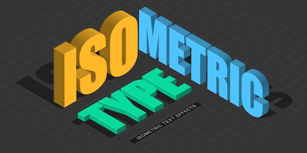 Vector trendy typografie-effect bewerkbare grafische stijl