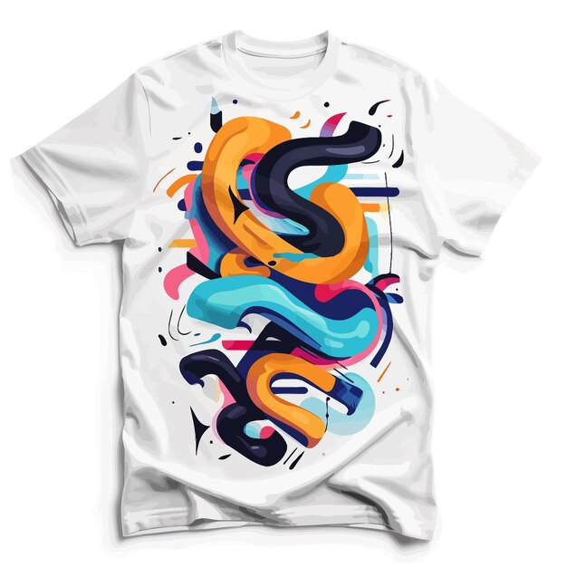 Vettore trendy_typography_t_shirt