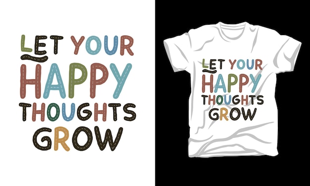 trendy typograqphy graphic tshirt design