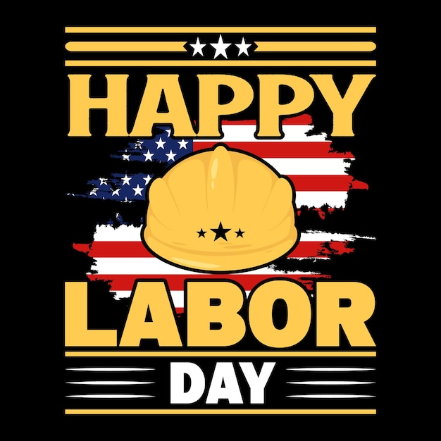 Trendy USA labor day T shirt Design