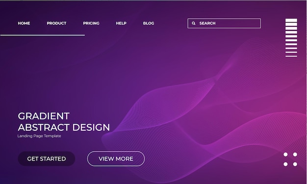Trendy Vector Gradient Kleurige achtergrond met donkere paarse tinten
