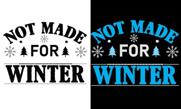 trendy winter t shirt design