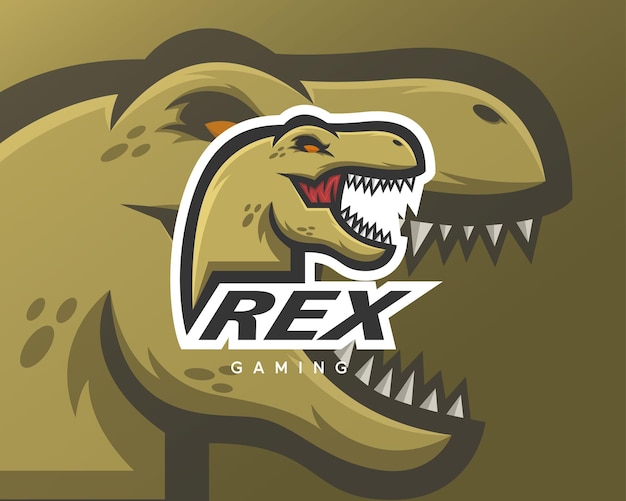 Esport 로고를 위한 Trex 공룡