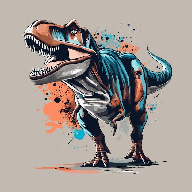 Trex dinosaurus vector ontwerp