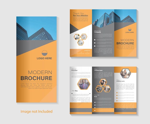 tri fold brochure design