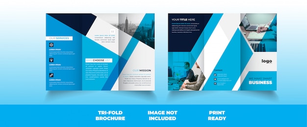 Tri-fold brochure template