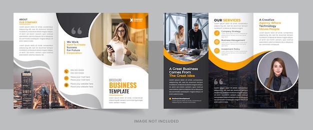 Tri fold brochure template