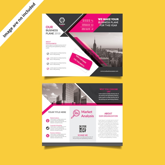 Tri-fold brochure template