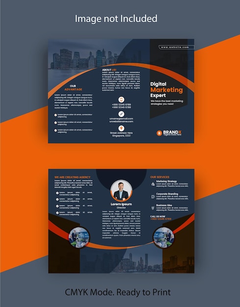 Tri-fold brochureontwerp