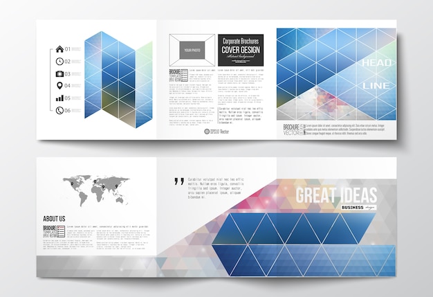 Tri-fold design brochures