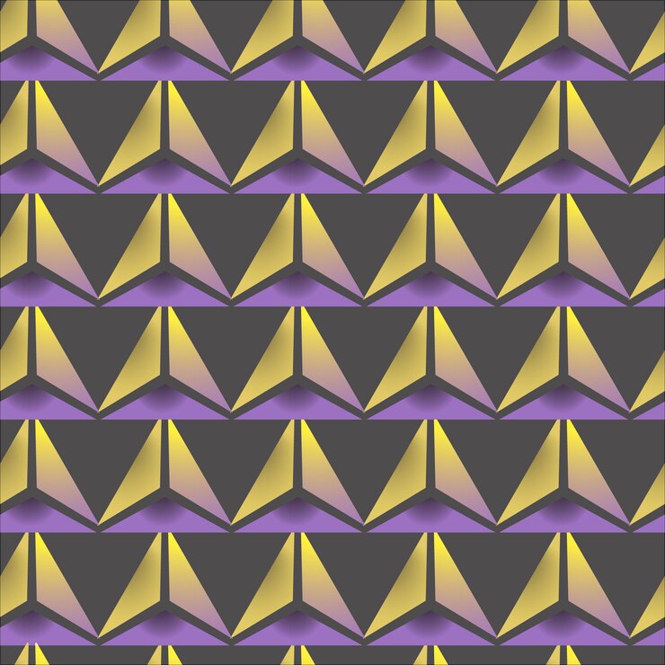 Vector triangle 3d shape pattern design texture abstract background