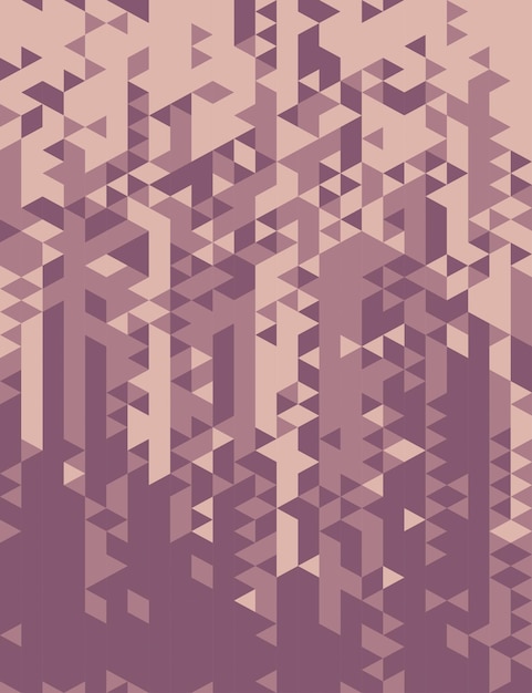 Triangle abstract geometric pattern with khaki maroon polygon background and modern style