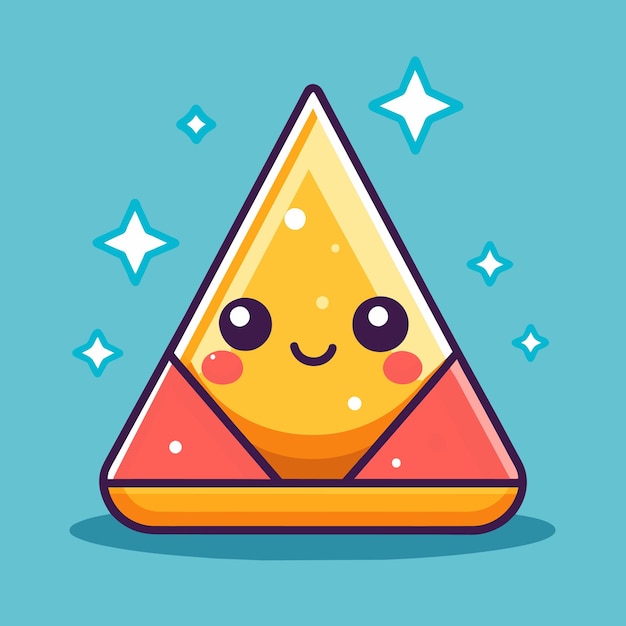 Vector triangle cute school vector eps