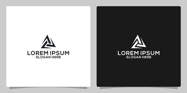 Triangle design logo concept. Symbol or sign. Creative design