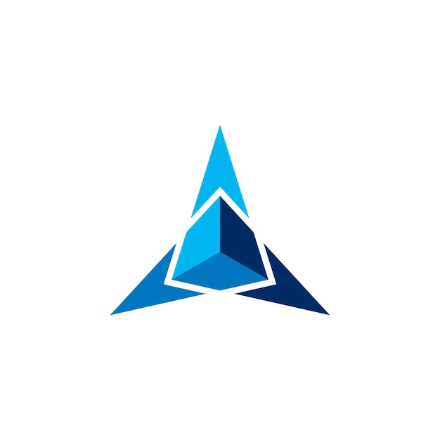 Triangle geometric logo