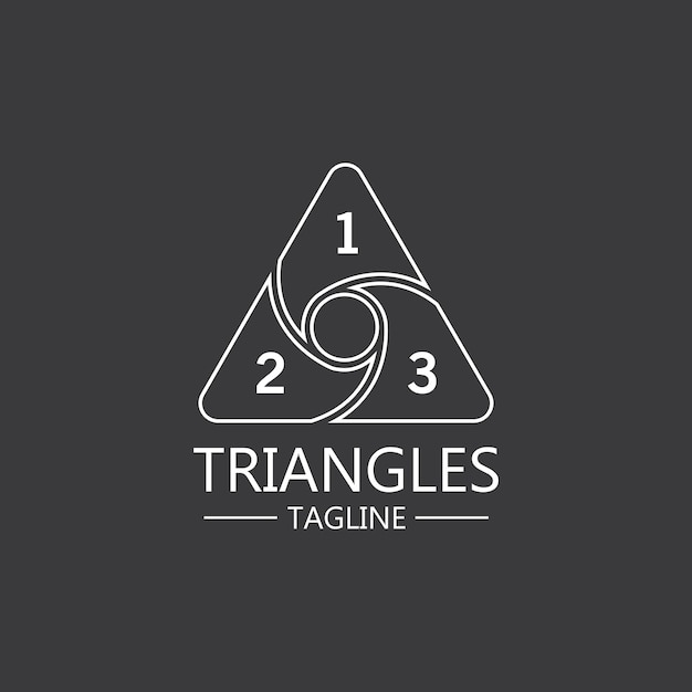 Triangle icon design