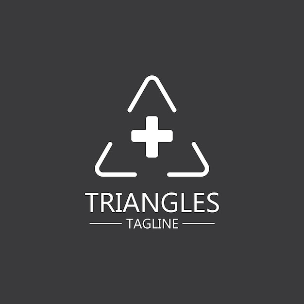 Дизайн треугольной иконы