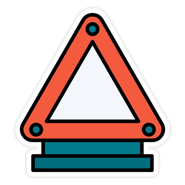 Vector triangle icon vector image can be used for car repair