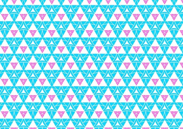 Triangle pastel color batik pattern