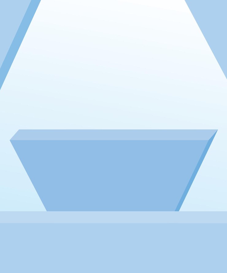 Vector triangle podium with background