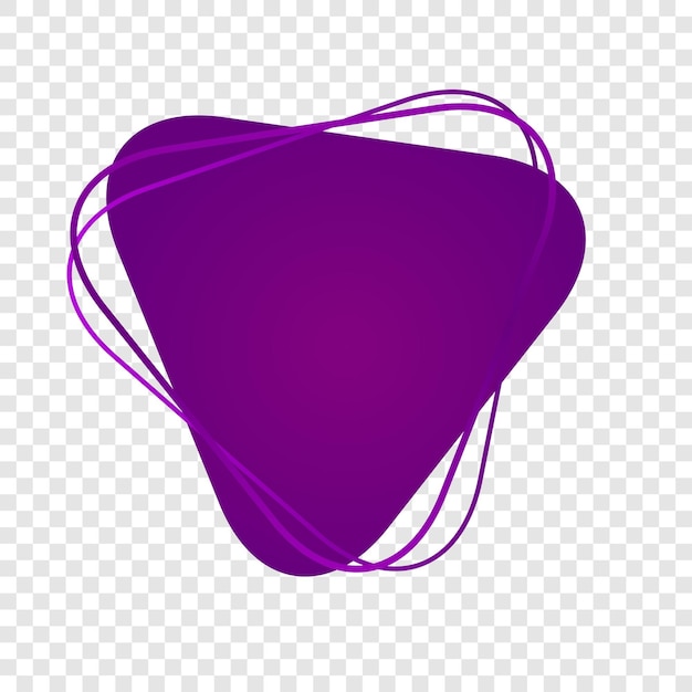 Vector triangle purple background element