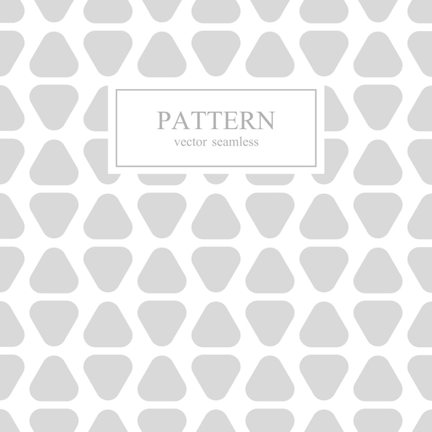 Triangle seamless geometric pattern White and gray net background