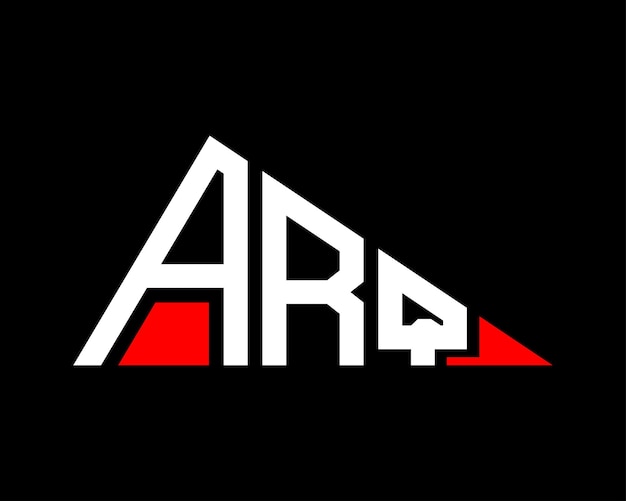 Disegno del logo in forma di triangolo arq