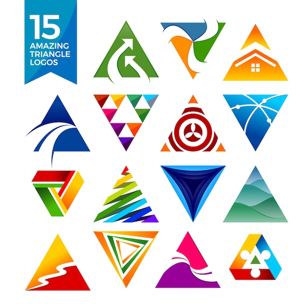 Triangle Shape Logos 