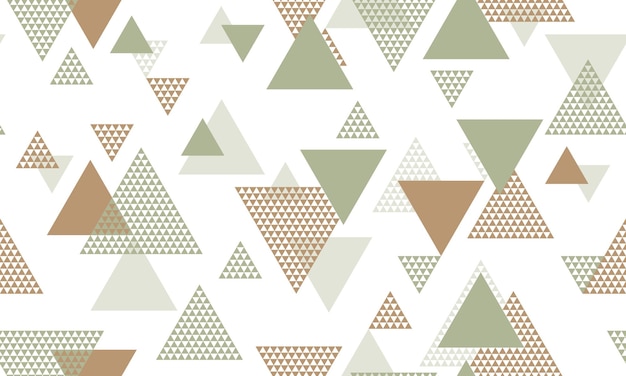 Triangle shapes seamless pattern vector design