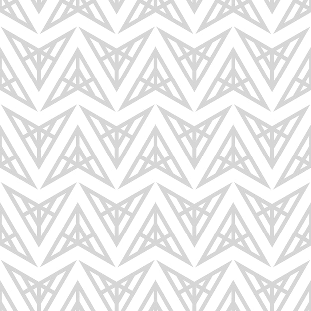 Vector triangle tribal seamless pattern