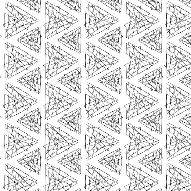 Triangle vector line pattern