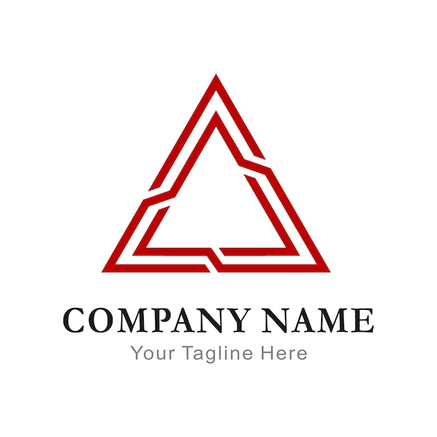 Vector triangle vector logo