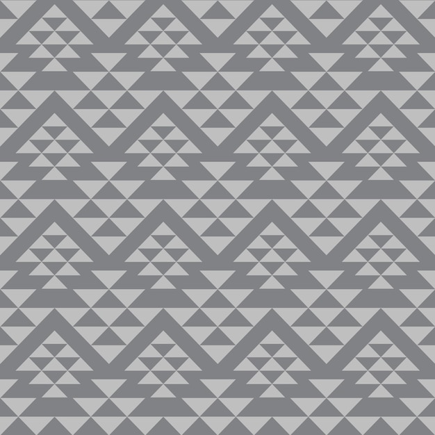 Triangles geometric monochrome seamless pattern