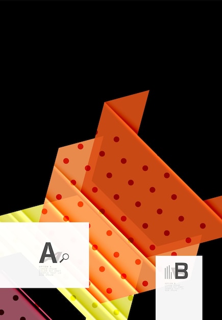Triangoli e forme geometriche sfondo astratto illustrazione vettoriale per il tuo design