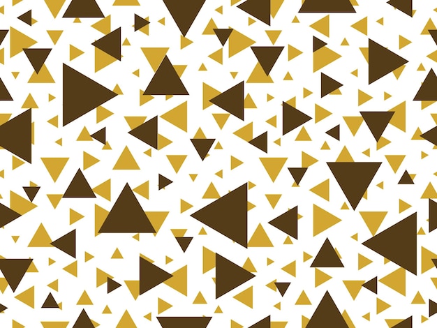 Triangles seamless background, messy chaotic vector pattern, particles design pattern for wallpaper or print or textile or wrapping paper.