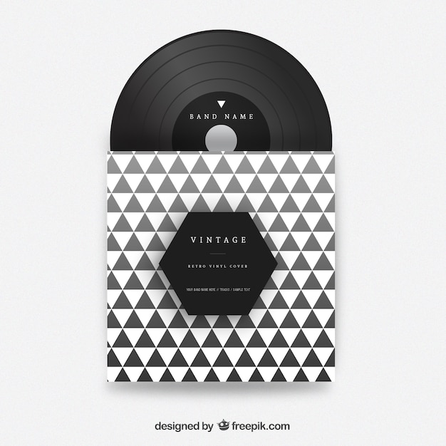 Triangles vinyl cover