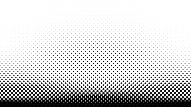 Vector triangular halftone background. geometrical black and white card.