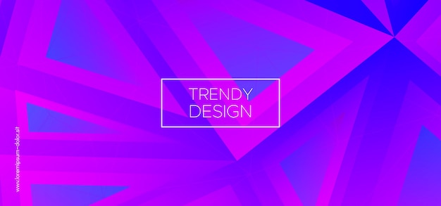 Triangular pattern abstract geometric background with gradient