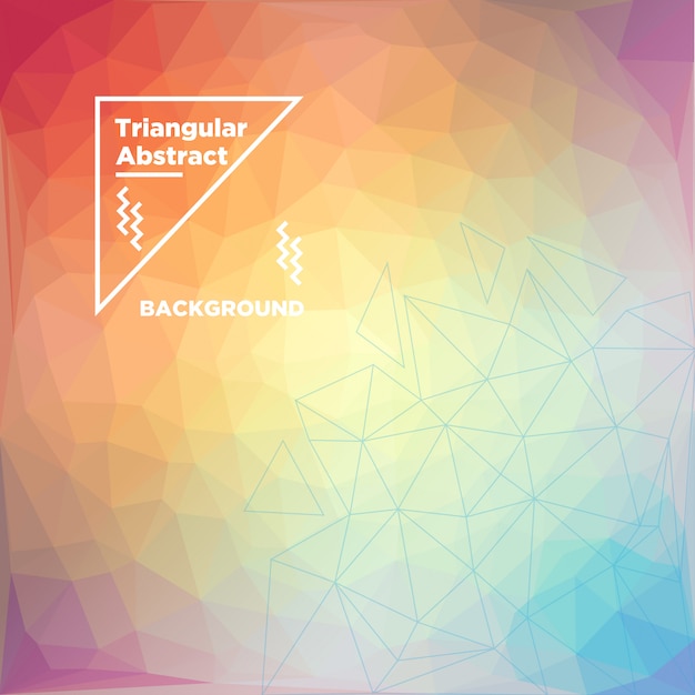 Triangular polygonal background