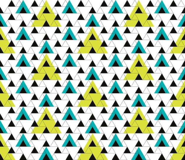 Triangular seamless geometric pattern. Seamless abstract triangle geometrical background.