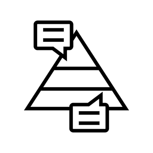 triangular vector icon