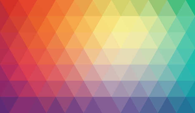 ベクトル グラデーションカラーの三角測量の背景