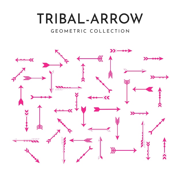 Tribal Arrow-collectie in vectorvorm