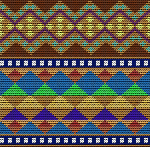 Tribal azteekse abstracte naadloze patroon