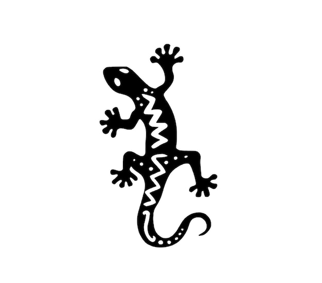 Vector tribal salamander vector