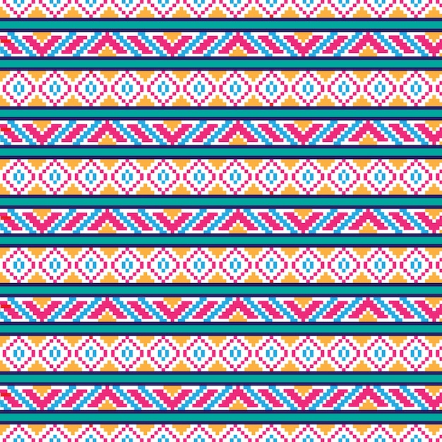 Tribal seamless ethnic pattern