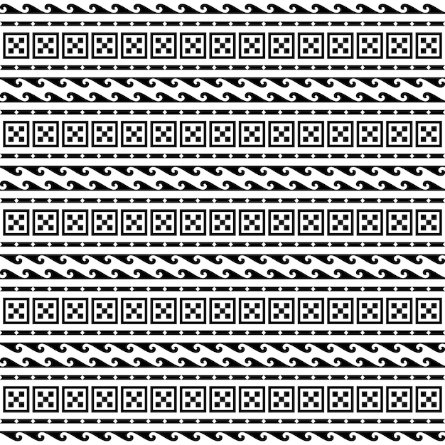 Tribal seamless geometric pattern design