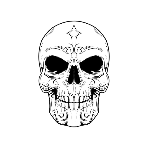 tribal skull