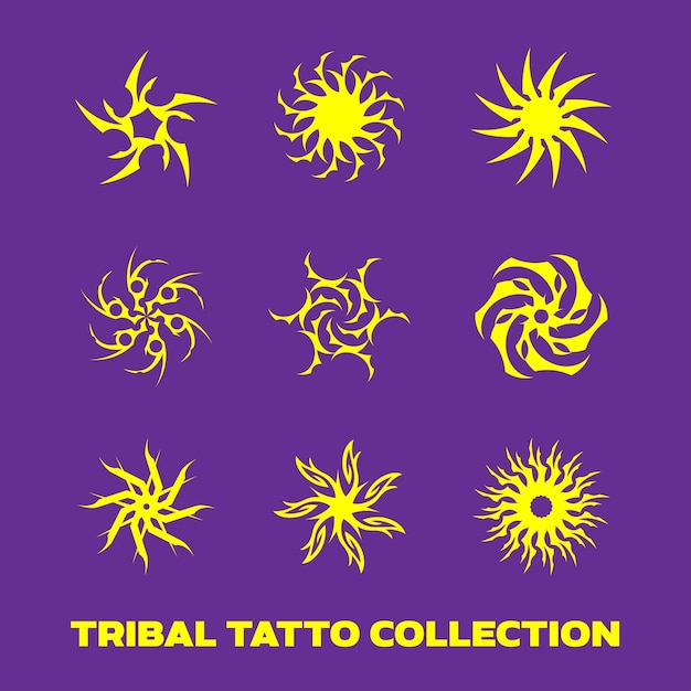 Коллекция трибальных татуировок